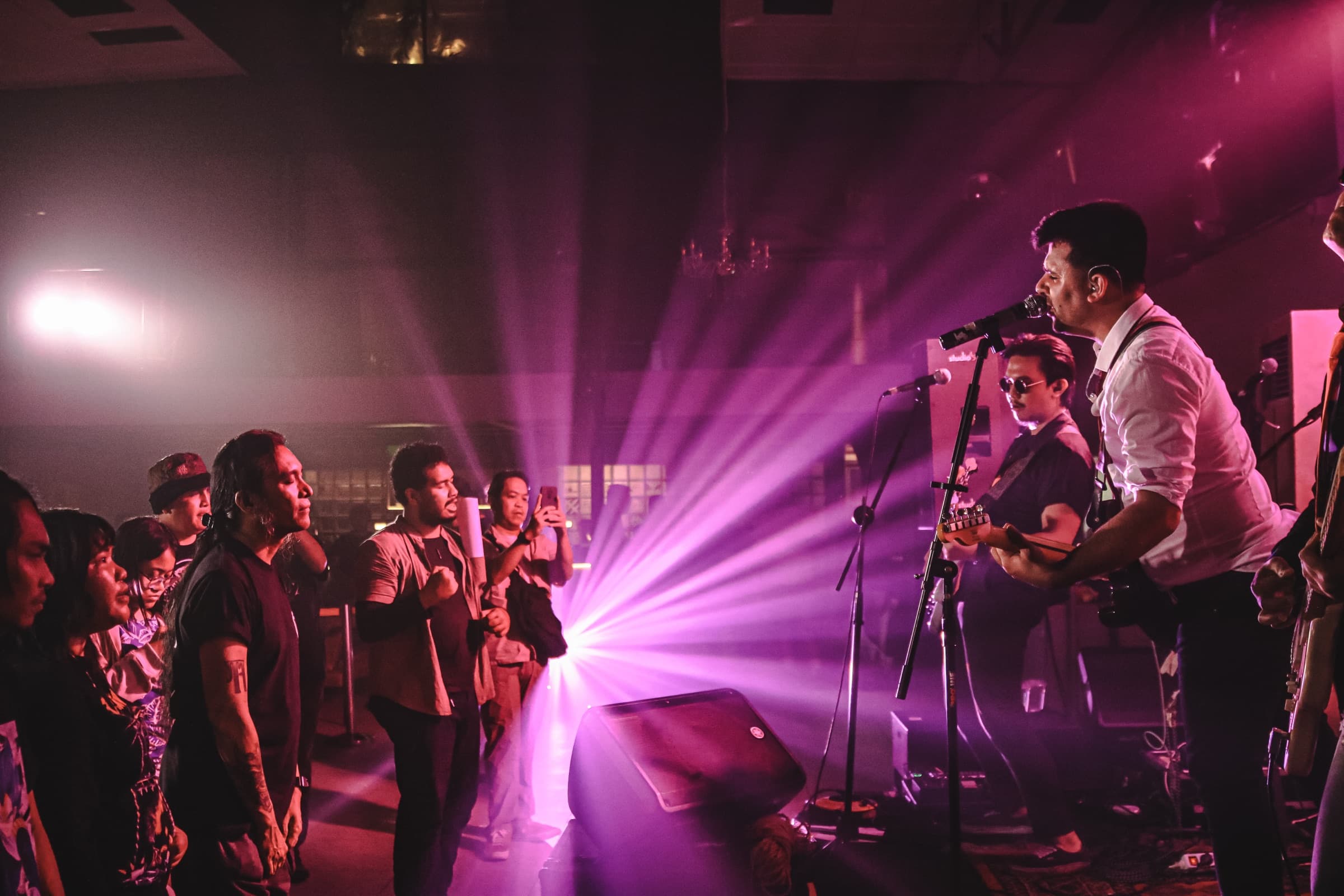 Josh Holmes performing at his sold-out headline show in Jakarta, 2024